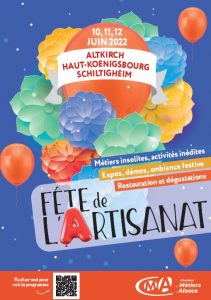 Affiche de la Fête de l'Artisanat 2022