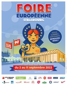 Affiche de la Foire Européenne de Strasbourg